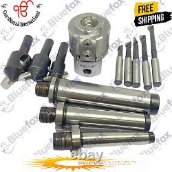 1.5 Boring Head MT1 MT2 MT3 Shank 8MM Carbide Boring Bar Round Fly Cutter Kit