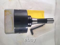 1 NEW 4'' PRECISION ADJUSTABLE BORING HEAD WITH R8 SHANK w. 1 hole (X891)