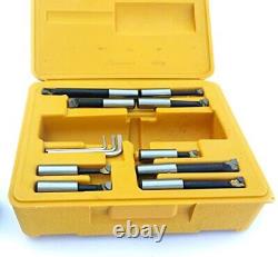 1001-0107 3 Piece Boring Tool Set 3 Inch Head / 3 Head Size, R8 Shank Taper