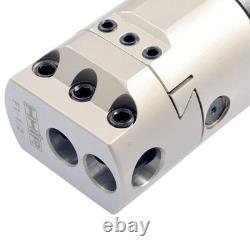 1001-0201 Indexable Tool Set, 2 Boring Head, R8 Shank, 4 Boring Bars