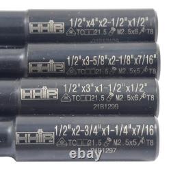 1001-0201 Indexable Tool Set, 2 Boring Head, R8 Shank, 4 Boring Bars