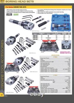 1001-5940 R8 Head Boring Tool Set, 3, 3 Boring Head, R8 Shank