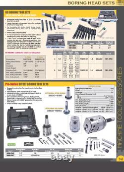 1001-5940 R8 Head Boring Tool Set, 3, 3 Boring Head, R8 Shank