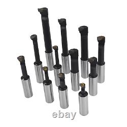 12-Pack Set 3 Boring Head R8 Shank 3/4 Carbide Boring Bar, for Bridgeport Millin