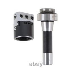 12Pcs 3/4 3 Boring Head With R8 Shank and Carbide Boring Bar Set For Milling