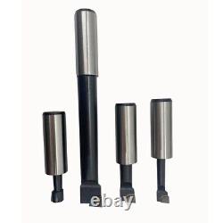 12Pcs 3 Boring Head Set R8 Shank & 3/4 Carbide Boring Bar For Drilling Machine