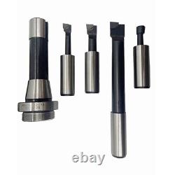 12Pcs 3 Boring Head Set R8 Shank & 3/4 Carbide Boring Bar For Drilling Machine