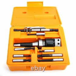 14Pcs Boring Head 1/2 Boring Bar 2 Boring Head R8-F1 Shank Holder Drill Bits