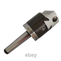 2 BORING HEAD SET 9 PCs CARBIDE BORING BAR W MT2 SHANK 1/2'' MILL