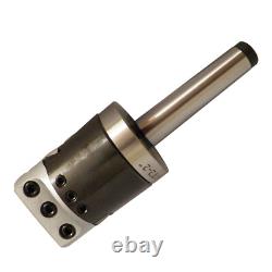 2 BORING HEAD SET 9 PCs CARBIDE BORING BAR W MT2 SHANK 1/2'' MILL