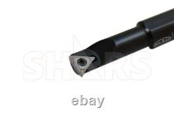 2 Boring Head + 3/4 Shank +4pc 1/2 Indexable Boring Bar Set TCMT #