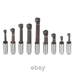 2 Boring Head (7/8-20) With MT2 Shank and 9Pcs 1/2 Shank Boring Bar Set
