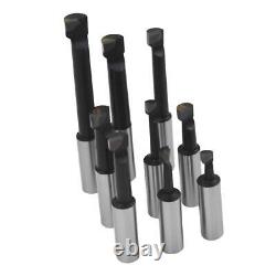 2 Boring Head 9pcs R8 Shank 1/2 Carbide Boring Bar Set Milling Set