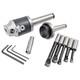 2 Boring Head Kit With Mt2 & Mt3 Shanks, Boring Bars & Fly Cutter (1061-0074)