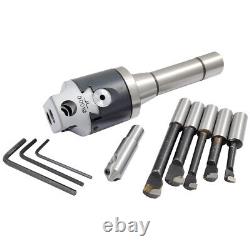 2 Boring Head Kit With R8 Shank, Boring Bars & Fly Cutter (1061-0106)