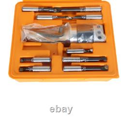 2 Boring Head R8 Shank 9Pcs 1/2 Carbide Boring Bar Set For Milling