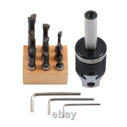 2 Boring Head Set with 3/4 Shank and 9 Pack 1/2 C6 Boring Bar Kit