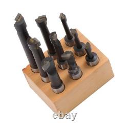 2 Boring Head Set with 3/4 Shank and 9 Pack 1/2 C6 Boring Bar Kit