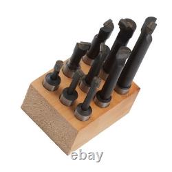 2 Boring Head Set with 3/4 Shank and 9 Pack 1/2 C6 Boring Bar Kit