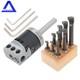 2inch Boring Head With 1/2 Straight Shank And 9 Pack 1/2 C6 Boring Bar Set