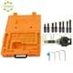 3 Boring Head R8 Shank 1-1/2-18 Thread + 8pcs Indexable 3/4 Boring Bar Set