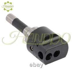 3 Boring Head R8 Shank 1-1/2-18 Thread + 8Pcs Indexable 3/4 Boring Bar Set