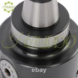 3 Boring Head R8 Shank 1-1/2-18 Thread + 8Pcs Indexable 3/4 Boring Bar Set