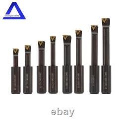 3 Boring Head R8 Shank 1-1/2-18 Threads for Boring + 8 pcs 3/4 Boring Bar Set