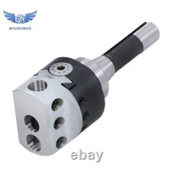 3 Boring Head R8 Shank + 10 pcs Carbide Indexable Tipped 3/4 Boring Bar Set