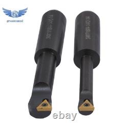 3 Boring Head R8 Shank + 10 pcs Carbide Indexable Tipped 3/4 Boring Bar Set