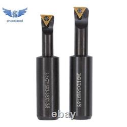 3 Boring Head R8 Shank + 10 pcs Carbide Indexable Tipped 3/4 Boring Bar Set