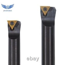 3 Boring Head R8 Shank + 10 pcs Carbide Indexable Tipped 3/4 Boring Bar Set