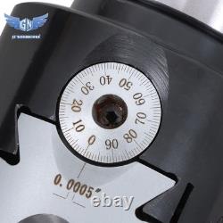 3 Boring Head R8 Shank + 10 pcs Carbide Indexable Tipped 3/4 Boring Bar Set