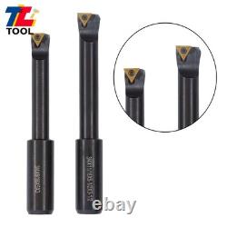 3 Boring Head R8 Shank + 10Pcs Carbide Tipped 3/4 Boring Bar Set End Mills