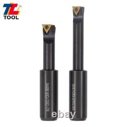 3 Boring Head R8 Shank + 10Pcs Carbide Tipped 3/4 Boring Bar Set End Mills