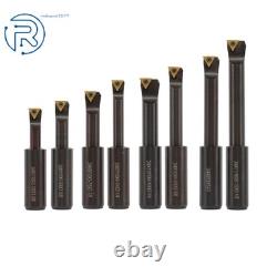 3 Boring Head R8 Shank 3Inch Body Dia Threaded + 8 pcs 3/4 Boring Bar Set