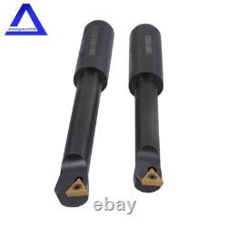 3 Boring Head R8 Shank 7/16×20UNF & 10 Pack Carbide Tipped 3/4 Boring Bar Set