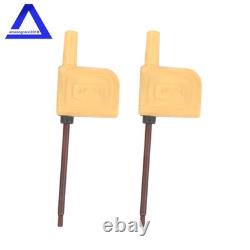 3 Boring Head R8 Shank 7/16×20UNF & 10 Pack Carbide Tipped 3/4 Boring Bar Set