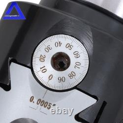 3 Boring Head R8 Shank 7/16×20UNF & 10 Pack Carbide Tipped 3/4 Boring Bar Set