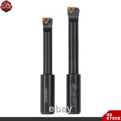 3 Boring Head R8 Shank Size 3/4 Boring Bar Set 7/16×20UNF Indexable Tipped