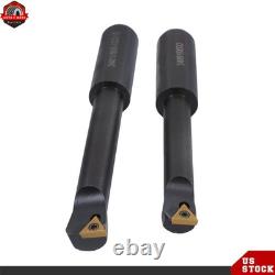 3 Boring Head R8 Shank Size 3/4 Boring Bar Set 7/16×20UNF Indexable Tipped