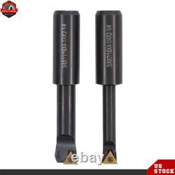 3 Boring Head R8 Shank Size 3/4 Boring Bar Set 7/16×20UNF Indexable Tipped