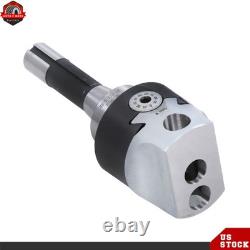 3 Boring Head R8 Shank Size 3/4 Boring Bar Set 7/16×20UNF Indexable Tipped