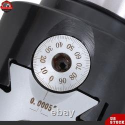 3 Boring Head R8 Shank Size 3/4 Boring Bar Set 7/16×20UNF Indexable Tipped