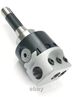3'' Boring Head R8 Shank With 12 Carbide Boring Bars