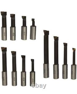 3'' Boring Head R8 Shank With 12 Carbide Boring Bars
