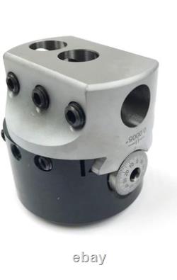 3'' Boring Head R8 Shank With 12 Carbide Boring Bars