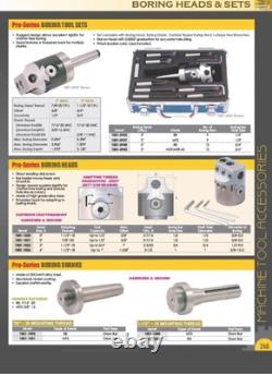 3'' Boring Head R8 Shank With 12 Carbide Boring Bars