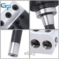 3 Boring Head R8 Shank and 10Pcs 3/4 Carbide Tipped Boring Bar Set End Mills