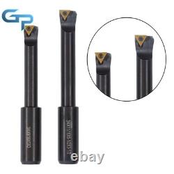 3 Boring Head R8 Shank and 10Pcs 3/4 Carbide Tipped Boring Bar Set End Mills